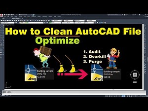 How to Clean or Optimize AutoCAD file