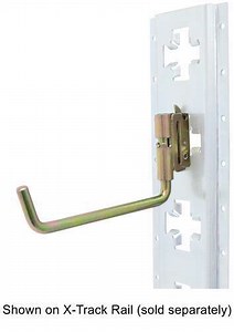 CargoSmart Large Rotating Flat Hook for E Track and X Track Systems - Steel - 200 lbs CargoSmart E T