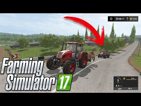 Farming Simulator 17 | Fazendo um Trator Seguir o Outro! Mod Follow me | PT-BR |