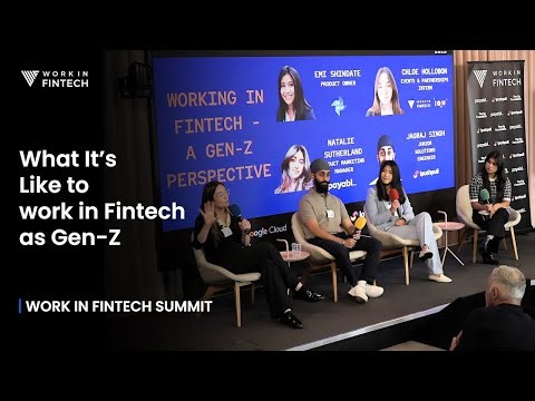 The Gen-Z Work Experience in Fintech
