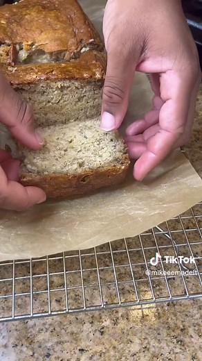 Banana bread 2 to 3 medium very ripe bananas 1/3 cup butter melted 1/2 teaspoon baking soda 1 pinch salt 3/4 cup sugar 1 large egg, beaten 1 teaspoon vanilla extract 1 1/2 cups all-purpose #bananabread #banana #baking #funnyvideos #easyrecipes #howto #mikeeemadeit