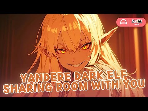 ASMR - Yandere Dark Elf Sharing a Room With You | RP - F4M/F4A | Dark Romance, Medieval, Fantasy