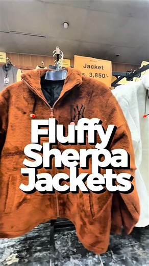 Suleman Butt on Instagram: "Fluffy Sherpa Jackets | Export Leftover Garments | Winter Clearence Sale! To Place Order:- 0315-6611417 Address:- 911 E-1 Block Johar Town Lahorw . . . . . . . #explore #instagood #reels #shopping #jackets"