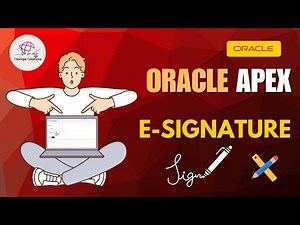 🔏 Add E-Signature to Oracle APEX | Complete Step-by-Step Tutorial | ‪@thanigaisolutions‬