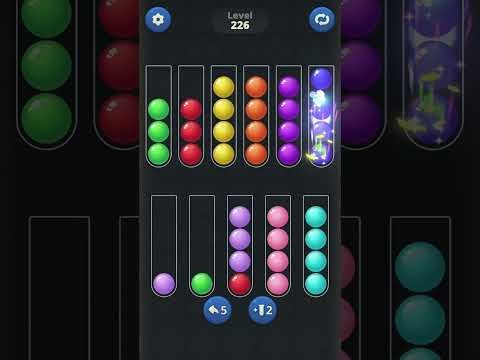 Ball Sort by Infinite Joy (V2): Levels 225, 226, 227