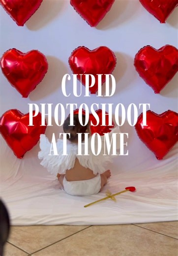 Adorable Baby Cupid DIY Photoshoot Ideas
