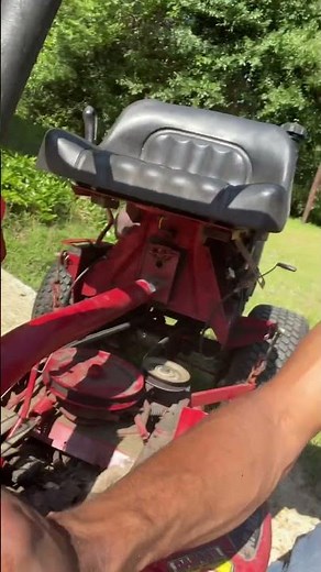Snapper riding mower belt adjustment