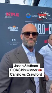 Do you agree with Jason Statham? #boxing #alvarez #crawford | Daily Mail Sport