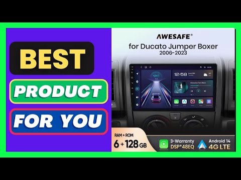 AWESAFE Wireless CarPlay Android Auto Autoradio For Fiat