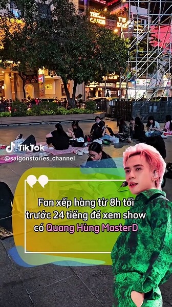Fan xếp hàng từ tối hôm trước để xem TikTok Shop Fun Fest có Quang Hùng diễn #TikTokShopFunFest #SaleVuiChotNam #TikTokShop1212 #hoptaccungTikTokShop #quanghungmasterd