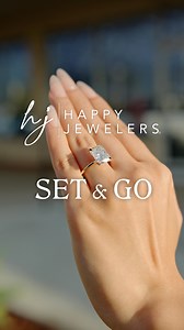 From stone to shine in no time 💎✨ Our Set & Go process makes building your dream ring simple, quick, and unforgettable. Choose your diamond, pick your setting, and watch it all come together before you know it! ✨ #happyjewelers #ringbuilding #setandgo #naturaldiamonds #labdiamonds | Happy Jewelers