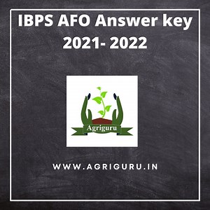 IBPS AFO Mains Question 2022 Exam With Answer Sheet