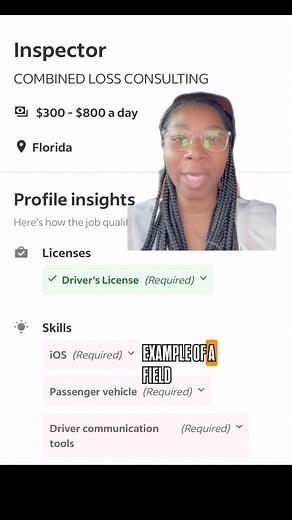 🚨Field inspections are completed on behalf of lenders, insurance companies, HOA’s, property management, facilities management, government entities and so many other industries. Doing field inspections can bring you closer to your income goal and requires very little work! ✅This can be done in any state ✅All you need is a car and smart phone to get started. ✅1099 opportunity ✅you can choose your assignments ✅pay per assignment varies from $10-$175 ✅No certification required! ✅ you can get starte