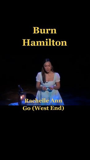 Burn - Hamilton - performed by Rachelle Ann Go from the West End Cast of Hamilton #Theatre #Livetheatre #westendtheatre #rachelleanngo #burn #hamilton #hamilronwestend #theatrekid #Musicals #livetheatre
