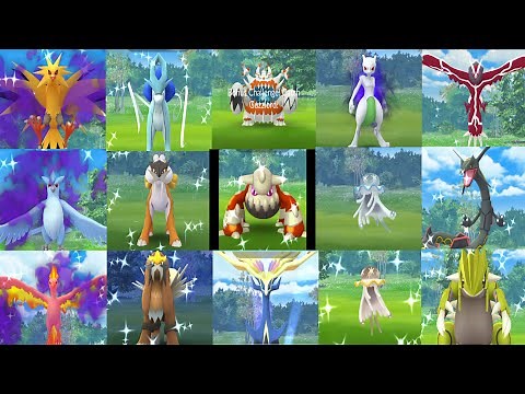 Catching Shiny Legendary Pokemon in Pokemon Go|| part 1