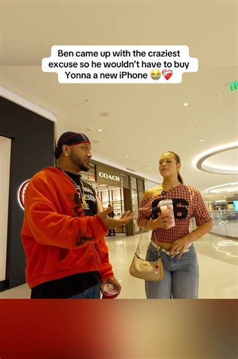 Ben came up with the craziest excuse so he wouldn’t have to buy Yonna a new iPhone 😭❤️‍🩹 #bendadonnn #yonna #fyp