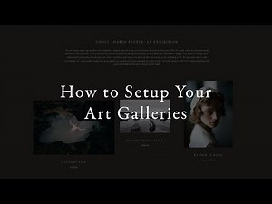 How to Setup Your Art Galleries & Store
