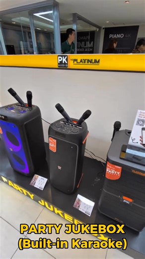 The first-ever Platinum Karaoke Concept Store is now officially open at SM Makati Cyberzone! ✨ 🎶 From chill karaoke booths to high-end audio setups—get ready to sing your heart out and experience the future of home karaoke! 💥 Come and experience our exclusive booths featuring: 🎒 On the Go 🏠 At Home 🎙️ Microphones 👉 Available only until tomorrow! Don’t miss the chance to try our exclusive karaoke room and see (and hear!) what Platinum experience feels like. 📍 Visit us at 2F Cyberzone, SM M