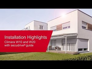 WAREMA Installation Highlights with secudrive® guide