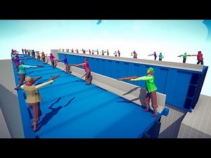 Battle Royale On The New Map | Totally Accurate Battle Simulator TABS