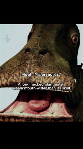 The Dinosaur With the Weirdest Mouth Ever 😳🦖 #prehistoric #dinosaur