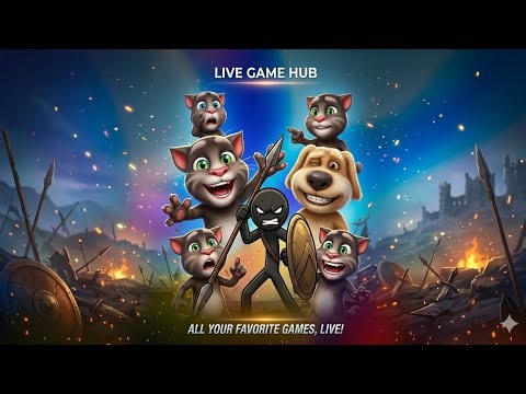 ​🔴 Epic Mobile Gaming LIVE! Talking Tom & Stick War Legacy - Join the Fun!