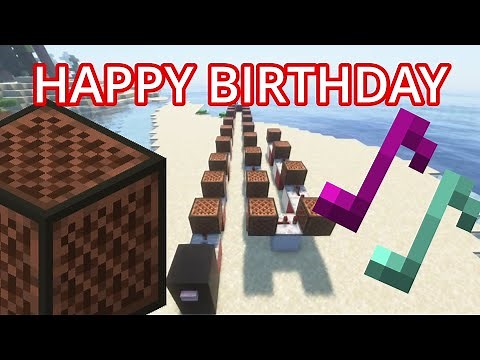 Happy Birthday - Minecraft Note Block Tutorial
