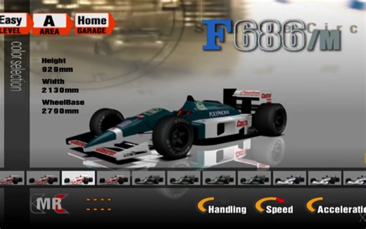 PS2 GT赛车3 全系列F1 Gran Turismo 3 - F1 Cars List PS2 Gameplay HD
