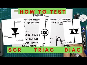 Thyristor - What are SCR, Triac, Diac and how to test (tagalog)