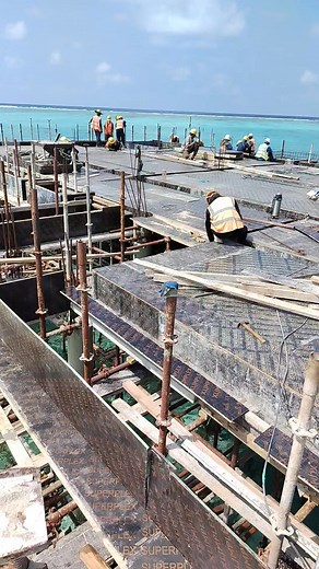 Formwork preparation underway 🔨✨ #ConcreteSlab #ConstructionLifeCGC | China Geo Engineering Corporation