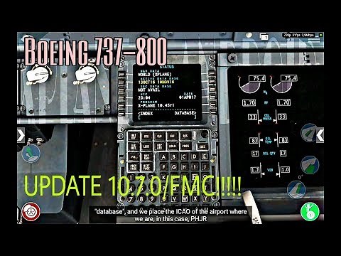 X Plane 10 Android HD/Tutorial FMC/Boeing 737-800/CON SUBTITULOS(INGLES)