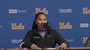 UCLA Gymnastics Post-Meet - Jordan Chiles, Brooklyn Moors (March 9, 2025)