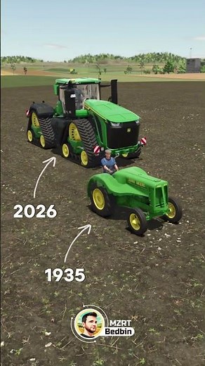 John Deere Tractors Evolution 1935 vs 2026 🚜