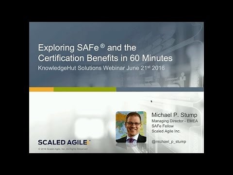 Exploring SAFe® Course Certification Benefits in 60 Minutes