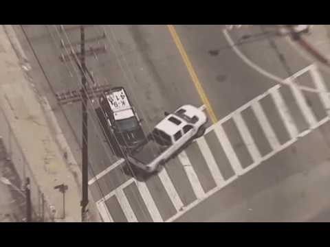 Live: Pursuit suspect gets taken down by K-9 after 2-hour chase