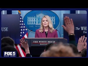 White House press secretary Karoline Leavitt's 1st press briefing: Full video