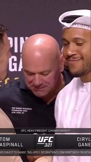 𝗔𝗡𝗗 𝗦𝗧𝗜𝗟𝗟 𝗼𝗿 𝗔𝗡𝗗 𝗡𝗘𝗪?! 🤔 Tom Aspinall and Ciryl Gane face off! 🏆 #UFC321