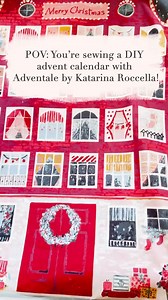 4.2K views · 35 reactions | Sew up your own fabric advent calendar...