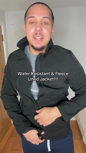 Water Resistant Fleece Lined Jacket for Winter Comfort