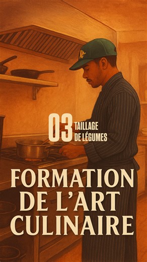 Part 3 - FORMATION DE L’ART CULINAIRE (taillage) #taillage #artculinaire #cuisine #chefsofinstagram | Ismail Elbatalani