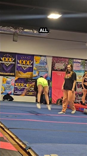 I Finally Threw My Roundoff Back Handspring Alone on Floor