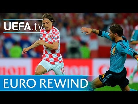 UEFA EURO 2012 highlights: Croatia 0-1 Spain