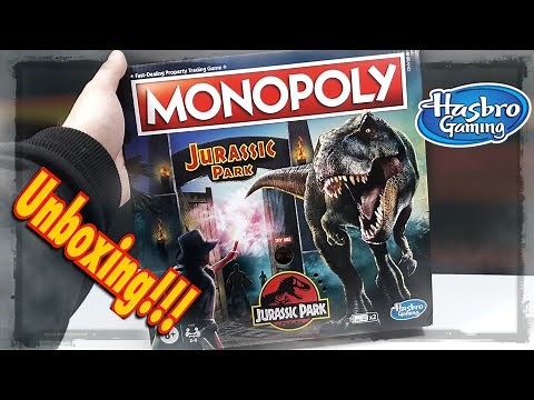 Jurassic Park Monopoly Unboxing!!!
