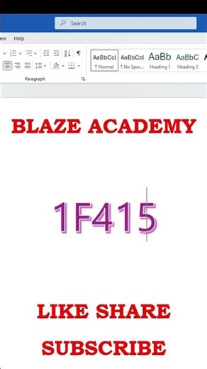 Ms Word Symbol Trick | Ms Word Magic Trick Shorts #shorts #youtubeshorts #shorts #viral #ai