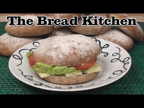 Wholemeal Baps Recipe in The Bread Kitchen