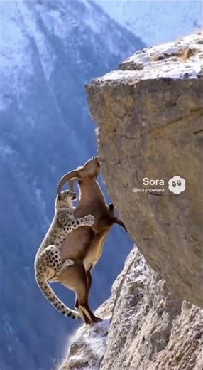 Gazelle’s Final Sprint: Can It Escape the Leopard? Gazelle Jumps to Escape a Charging Leopard！