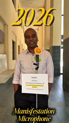 A new semester, a fresh start 🎤✨ We dropped a manifestation mic on campus and asked: “Tell us what’s on your wish list for this semester?” We heard growth, near-perfect GPAs, forging meaningful friendships, and self-care. Whatever your goal is, don’t forget that you deserve rest too! 🌱 | NIE Teacher Education & Undergraduate Programmes