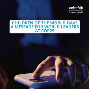 The climate crisis is a child rights crisis. And at COP29 Azerbaijan children and youth are making their voices heard. It’s time to amplify their call and step up #ForEveryChild. #COP29 | UNICEF Canada