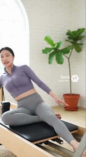 Korean Pilates Athlete Stretching | Idol-Like Aesthetic Routine
