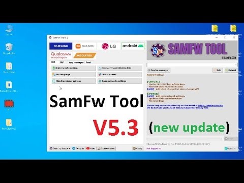 SamFw Tool V5.3 New Update 🚀 FRP Bypass for New Security